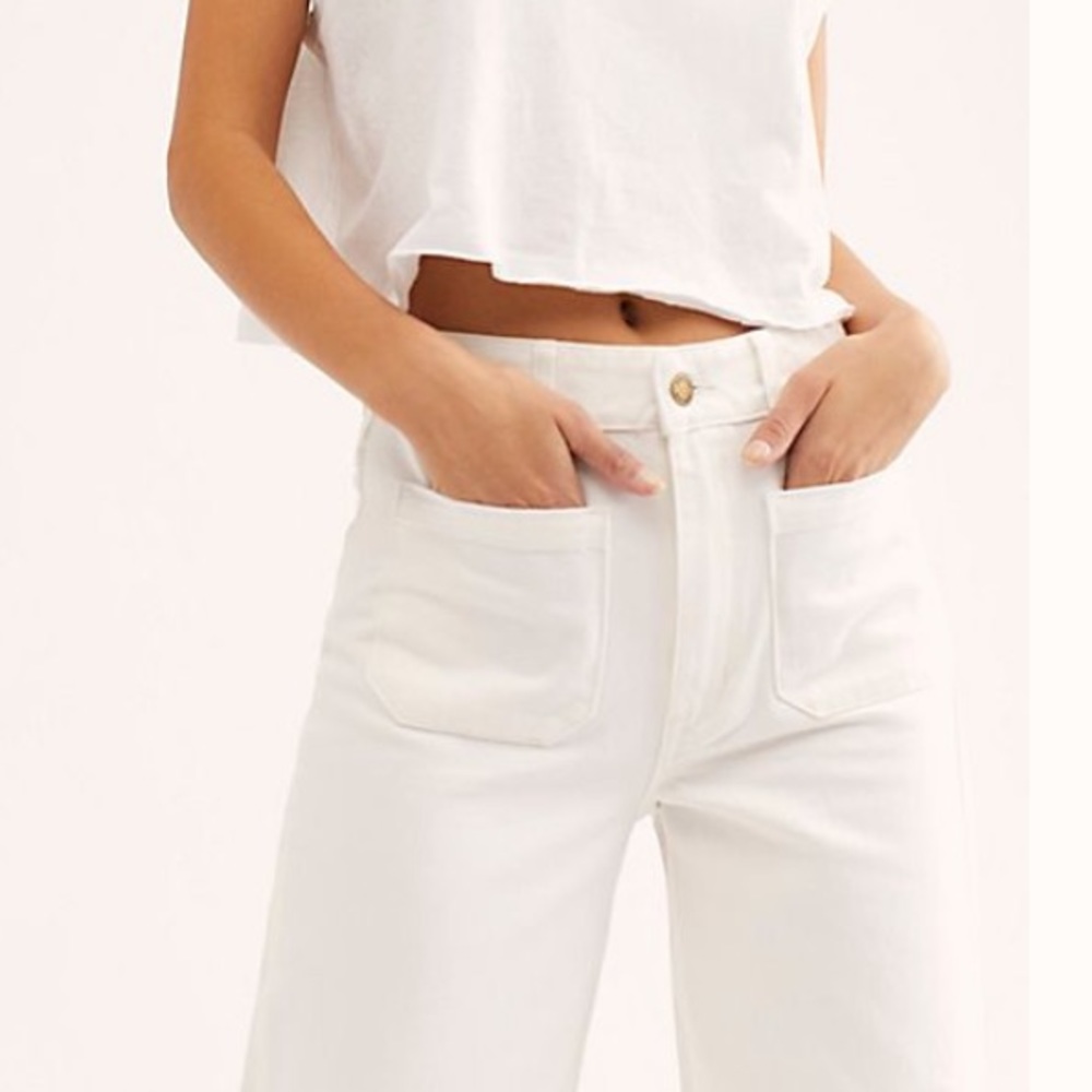 White sailor jeans by Rolla’s